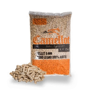 Dřevěné pelety CAMELLOT PREMIUM, smrk, 825 kg